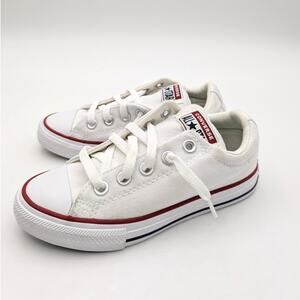 Converse Chuck Taylor All Star Street Sneakers Shoes Kids' White Size US13 EU31